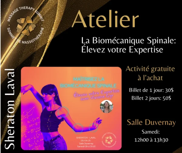 Atelier - La biomécanique Spinale